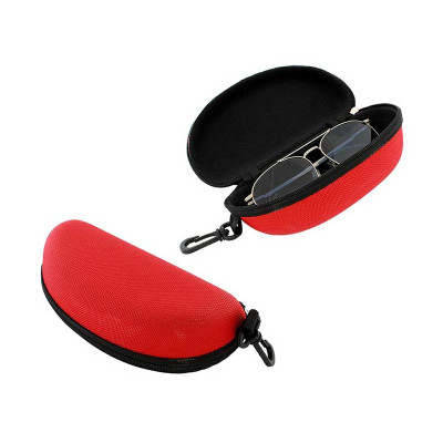 Red glasses case